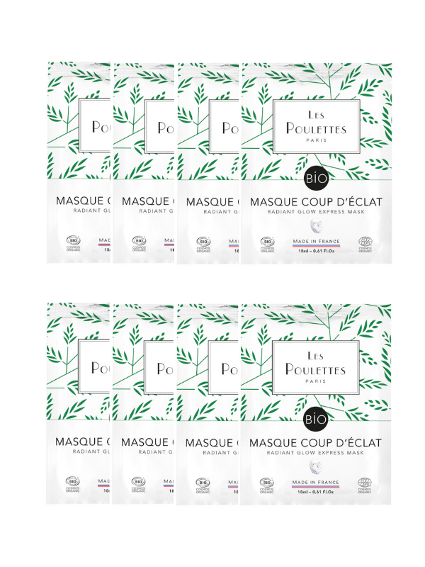 Cure 8 masques Coup d'Eclat