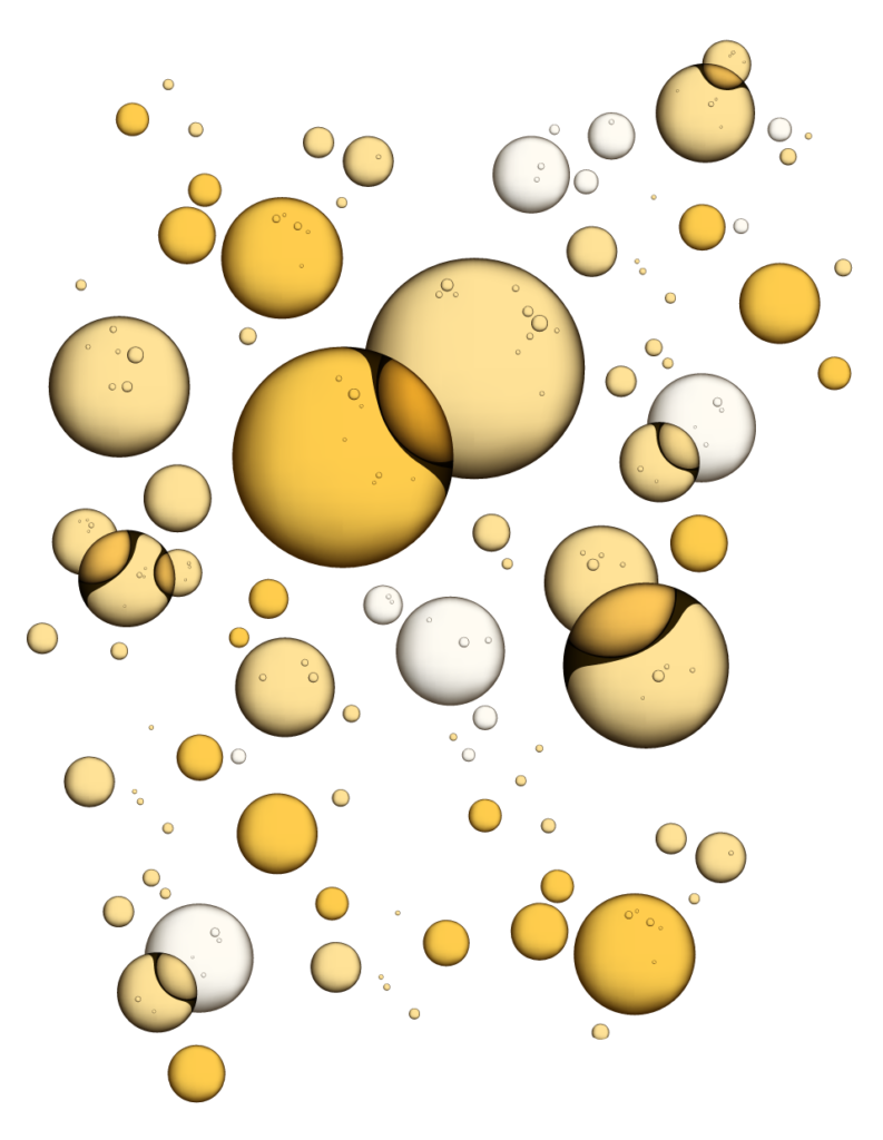 Bulles en suspension