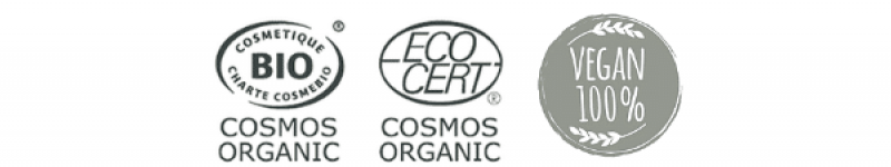 Nos certifications_LesPoulettes Cosmos organic, Ecocert, BIO, Formule vegan